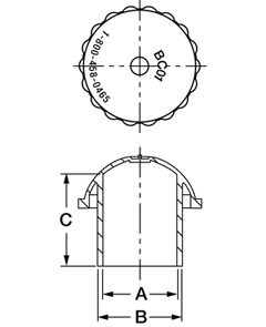Tapa roscada de la válvula de cilindros diagram