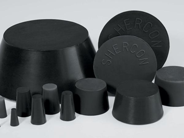 Tapones negros de neopreno