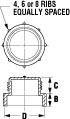 Tapones roscados (Un y UNS) diagram