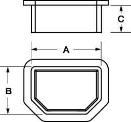 Tapones para conectores hembra diagram